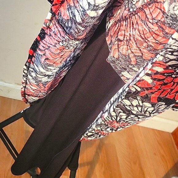 Perceptions Womans Floral Sleeveless Midi Dress, Size: 2X - Picture 4 of 7